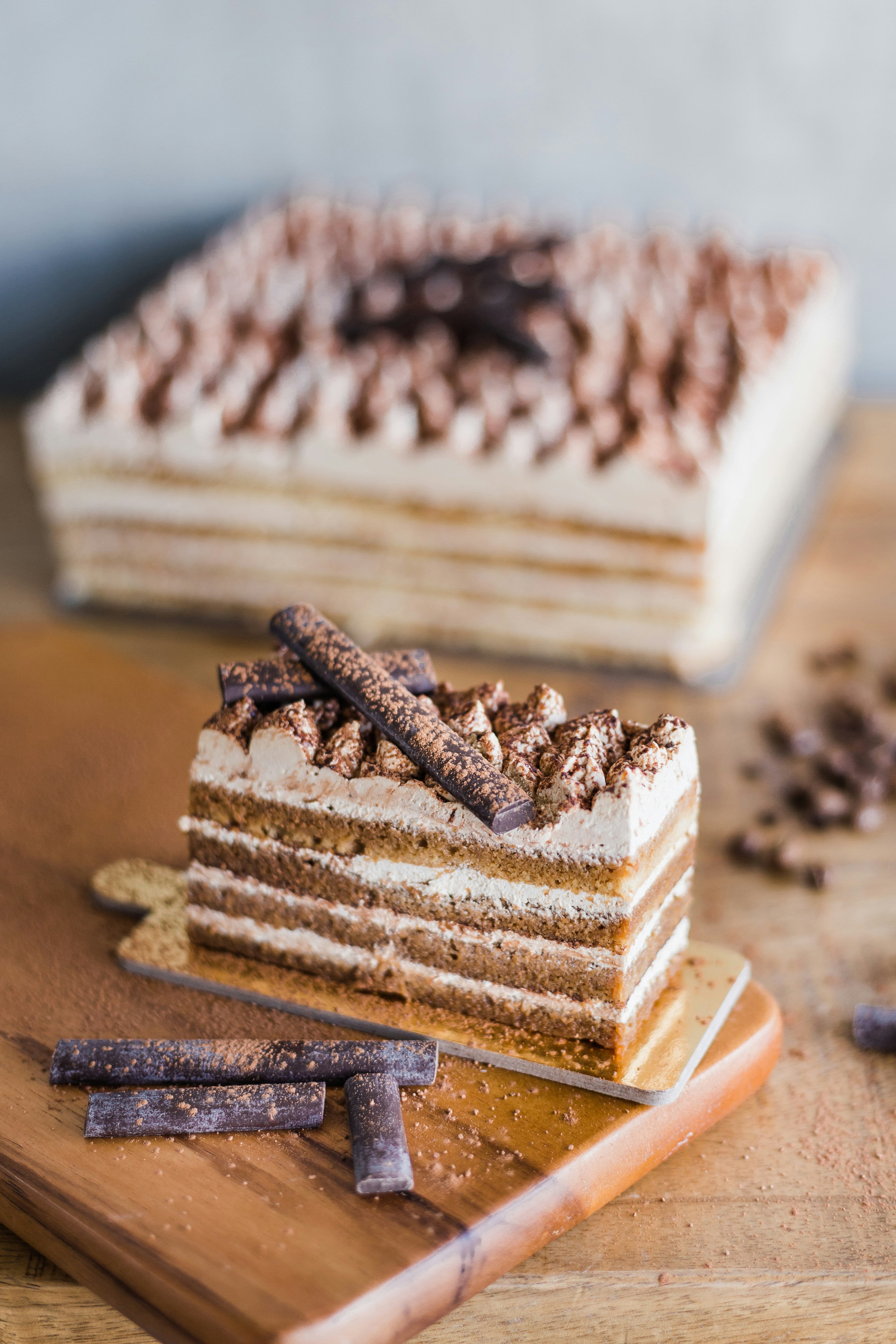 Caramel sheet cake